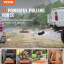 VEVOR Come Along Winch, 5 Ton (11,023 lbs) Pulling Capacity, 11.5 ft Steel Cable, 3 Hooks, Heavy Duty Ratchet Power Puller Tool with Dual Gears, Automotive Hoist Cable Puller Ideal for Vehicle Rescue