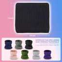 Kids Neck Warmer Winter Neck Gaiters,Fleece Balaclava Cold Weather Windproof Face Mask for Boys Girls (Black+purple)