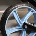 Kick Scooter for Ages 6+,Kid, Teens & Adults. Max Load 240 LBS. Foldable, Lightweight, 8IN Big Wheels for Kids, Teen and Adults, 4 Adjustable Levels. Bearing ABEC9 (Blue)