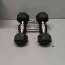 CAP Barbell 150 LB Coated Hex Dumbbell Weight Set with Vertical Rack | Multiple Options