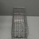 Squirrel Trap Heavy Duty Humane Live Animal Cage Trap (No Assembly Required) - 17" x 7" x 7" (Silver)