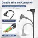 AC Adapter Charger Compatible with Wahl Trimmer 9865 9865-2801 9888-600 9891-100 Power Cord
