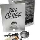 Smokehouse Big Chief Front Load Smoker, Easy to Use Electric Smoker with 50 LB Capacity, Great for Smoking Fish, Jerky, Brisket, Cheese & More