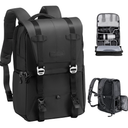 K&F Concept Camera Backpack, Camera Bags for Photographers Large Capacity Camera Case with Raincover,15-15.6 Inch Laptop Compartment Compatible for Canon/Nikon/Sony/DJI Mavic Drone(Backpack 20L)
