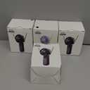 Pack of 4 Portable Handheld Fan with Lanyard 5 Speeds Neck Mini Foldable 180 Rechargeable Battery Operated Lash Quiet Small Personal Fan for Makeup Lash Travel Outdoor Office Camping