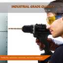 Hymnorq 8-Piece M35 Cobalt Steel Drill Bit Set (3mm-10mm), Dual Twist Flute, Bronze Finish, 135 Split Point, with Plastic Index Case, Ideal for Metals Like Stainless Steel Iron Aluminum and Copper