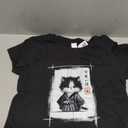 Samurai Cat Japanese Art Sumi-e Novelty Kawaii Funny Cat T-Shirt Small