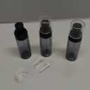 3pcs Refillable Spray Bottles 80ml Travel Size Toiletry Containers Portable Mini Perfume Mist Dispenser for Cosmetics and Liquid Storage