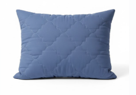 Pillow Quilted sham Color Blue 20 X 30 (51 X 91 CM) 100% Polyester