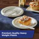 Hefty Bulk Plastic Forks, 600 Count, White Disposable Forks for Offices, Concessions Stands, Food Trucks, School Cafeterias, Catering, and More