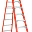 Louisville Ladder 10-Foot Fiberglass Step Ladder, 375-Pound Load Capacity, Type IAA, FS1410HD