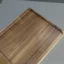 VERTORGAN Acacia Wood Serving Tray,15.8x9.8 Inch Decorative Trays Platter for Coffee Table,Living Room,Bar,Party,Mini Charcuterie Boards Cheese Board,Home Decor