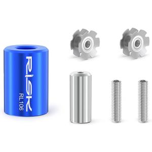 BSSOK Bike Fork Star Nut Setting Tool with 2 Bicycle Star Nut and 6-Hexagonal Wrench (for Size 1-1/ 8")