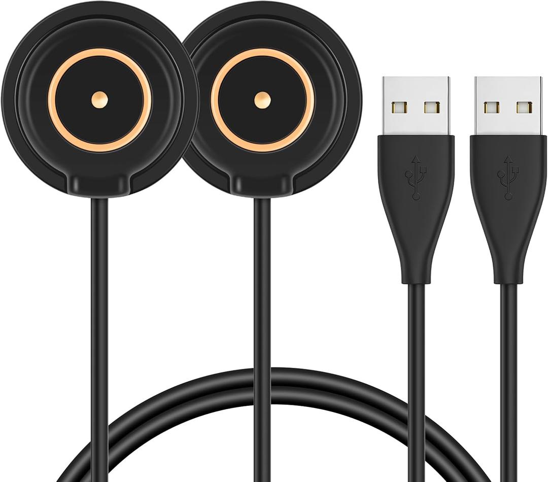 MCC 3 Magnetic Charging Cable 2 Pack, 3.3FT Fast Charging Cable with Magnetic Tip for Olight Baton 3/3 Pro/Baton 4 / Odin/Seeker 4 Flashlights
