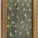 Vintage Gold Framed Flying Birds Wall Art Minimalist Wall Decor 16×24 in