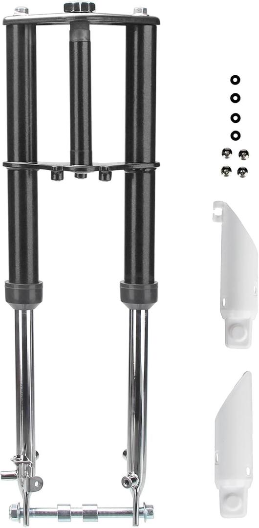 XR50 Front Forks, 510mm CRF50 Fork Suspension for CRF50 XR50 SSR 50 110 125CC Dirt Pit Bikes (Black)