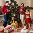 3 x 24pcs Red Velvet Bows Christmas Tree Decorations, 5"x7" Valentines Day Ornaments for Tree Home Coquette Room Birthday Party Front Door Wedding Holiday Decor