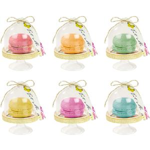 Talking Tables Truly Alice Mad Hatter Cake Domes for a Tea Party or Wedding, Multicolor (6 Pack)