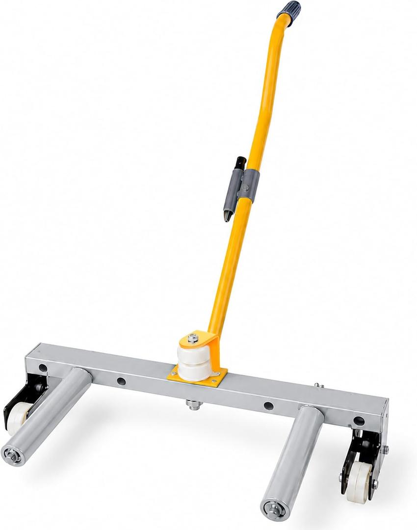 Rolling Wheel Dolly, 485 Lb Tire Dolly for Truck, Car, ATV, Skid Steer & Trailer Tires, Wheel Lift Tool with 3 Adjustable Rollers, Extra Long Rollers, Tire Changing Removal Aid