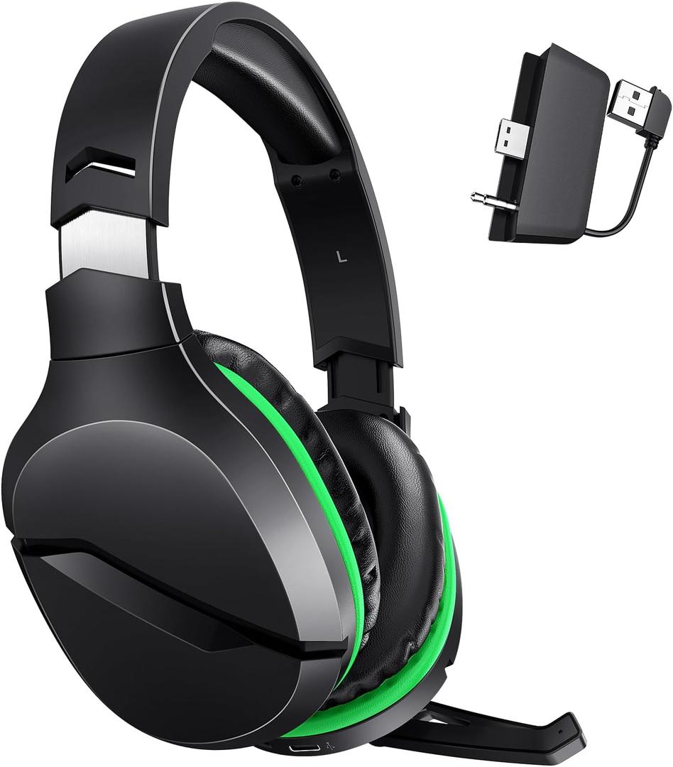 X3 Wireless Gaming Headset for Xbox Series X|S, PS5, PC, Mac, Switch  Bluetooth Headphones with Noise Cancelling Mic, 60H Playtime, Low Latency, Lightweight & Comfortable for Gamers (Black)