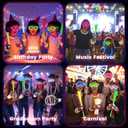 LovesTown 260PCS Glow in the Dark Party Supplies for Kids Adults, Light up Party Favors with LED Glasses Glow Sticks Bulk Finger Lights Light up Rings for Goodie Bags Fillers Raves Accessories
