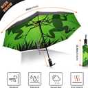 ALAZA Folding Umbrella Compact Travel Umbrella Automatic Open Close for Rain Windproof Sun Umbrellas