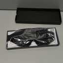 MZOO Luxury Sleep Eye Mask for Side Sleeper Men Women, Zero Eye Pressure 3D Sleeping Mask, Light Blocking Patented Design Night Blindfold, Soft Eye Shade Cover for Travel, Black