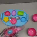 Fisher-Price Toddler Toy Laugh & Learn Sweet Manners Tea Set with Music & Lights for Educational Pretend Play Kids Ages 18+ Months