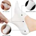 wernies No Show Socks Women Low Socks Non Slip Flat Boat Line 4/8 Pairs (Multicolor)