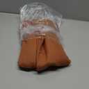 LAMIT Burnt Orange Linen Curtains 90 Inch for Living Room, Back Tab and Rod Pocket Linen Textured Farmhouse Curtains Light Filtering Drapes for Bedroom/Dining Room, Set of 2, 52 x 90 Inch