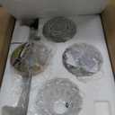ElilyGiA Gold Bathroom Light Fixture 3-Lights Vintage Vanity Lights