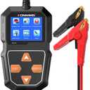 KONNWEI KW218 6V 12V Car Battery Tester 100-2000 CCA Automotive Battery Load Tester Alternator Tester Digital Auto Battery Analyzer Charging Cranking System Tester for Car Truck Marine Motorcycle Boat
