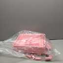 Sorgion 3 Tier Rolling Cart Organizer,Laundry Room Bathroom Organizers and Storage Office Shelves Mobile Shelving Unit Kitchen Trolley Cart with Wheels for Art,Craft,Diaper,Bedside,Snack(Pink)