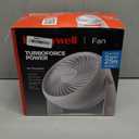 Honeywell TurboForce Air Circulator, Small Tabletop Fan, Quiet Personal Fan for Home or Office, 3 Speeds, 90 Degree Pivoting Head, White, HT-904