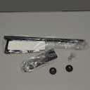 FISHCLOUD Paper Towel Holder Wall Mount - Self Adhesive No Drill or Drilling, SUS304 Stainless Steel - Kitchen, Bathroom, Sink, Pantry, Fridge(Black)