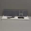 seenda Wireless Bluetooth Keyboard and Mouse Combo, SKM64-3 Rechargeable Slim Quiet Keyboard Mouse, 3 Multi-Device Connection, Compatible for Windows, Mac, MacBook, iPad, Tablet, Black Gray