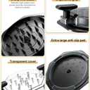 Chicken Shredder | Chicken Shredder Tool Twist | Meat Shredder for Chicken Breast, Visible Kitchen Gadgets Grinder Machine, Anti-Slip Strip, Ergonomic Handle, BPA Free, Easy Clean (Black)