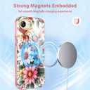 CASEFACOTRY for iPhone 17e/16e Case 6.1, [with Screen Protector] [Compatible with Mag-Safe] Shockproof Lightweight Dual-Layer Full-Body Protective Case for Women & Girls, Colorful Sunflowers