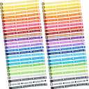 Zodaca 52-Pack Adjustable WWJD Bracelets for Men and Women, What Would Jesus Do Woven Wristbands for Church Fundraisers, Sunday School (26 Assorted Colors) - Jesus Bracelets
