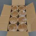 SIUQ 400 Pack 5 oz Kraft Paper Cups, Disposable Bathroom Cups, Mini Mouthwash Cups, Hot/Cold Beverage Drinking Cup for Home, Store, Travel, Events (Brown)