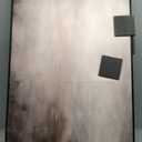 Large Framed Brown Abstract Wall Art for Living Room, Horizontal 30x60 In