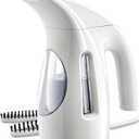 HiLIFE Steamer for Clothes, Portable Handheld Design, 240ml Big Capacity, 700W, Strong Penetrating Steam, Removes Wrinkle, for Home, Office and Travel(ONLY FOR 120V)(White)