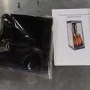 Guitar Display Case with Humidity Control, 270 Tempered Glass for 1-3 Guitars & Ukuleles, Digital Hygrometer, Lockable, 45-60% RH