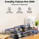 Creality 72000mW Output Power Laser Engraver, Falcon Pro 10W with Air Assist Laser Engraving Machine, CNC Machine Laser Engraver for Wood and Metal, Paper, Acrylic, Leather