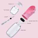 Cibaabo Dog Water Bottle with Food Container, Travel Puppy Water Bowl, Portable Pet Dispenser, Girl Dog Mom Gifts Accessories Stuff Essentials Necessities for Yorkie Chihuahua Cat Walking and Hiking