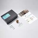 LIMUR 30 Pack 1 Inch Antique Brass Cabinet Knobs - Solid Zinc Alloy Kitchen Cabinet Hardware for Cupboard Drawer Knobs Wardrobe & Dresser Knob