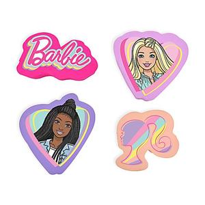 Barbie 4 Erasers, 5 Pack