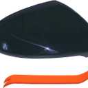 Right Passenger Side Mirror Cover Cap Compatible with VW Golf7 Golf 7 MK7 GTi Glossy Black