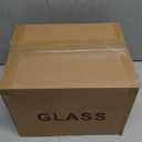 4 Pack Ceiling Fan Light Covers, Transitional Style Replacement Bell Shaped Glass Shade Ceiling Fan Replacement Globes (Alabaster, 4-3/4'')