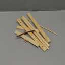 Civaner 11 Pcs Doll Garment Rack with Wooden Clothes Hanger for 18 Inch Girl Doll Clothes Mini Hangers Wardrobe Furniture Accessories for Dollhouse Baby Shower Supplies (Wood)